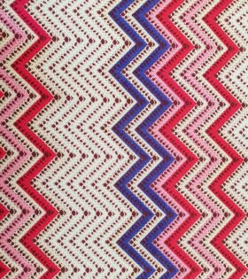 Abstract-White, Purple & Pink