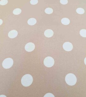 Printed Mini-Matt - Polka Dots- Cream & White