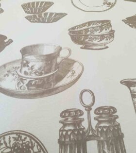 Printed Mini-Matt - Kitchen- White & Grey