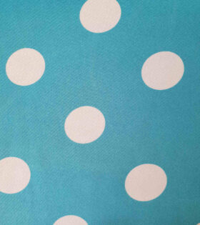 Printed Mini-Matt - Dots - Blue & White
