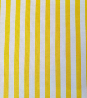Printed Mini-Matt - Stripes - Yellow & White