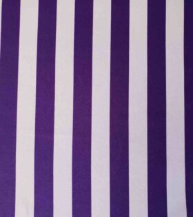 Printed Mini-Matt - Stripes - Purple & White
