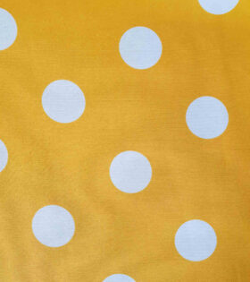 Printed Mini-Matt - Dots - Yellow & White