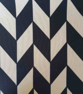 Printed Mini-Matt - Abstract - Black & White