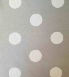 Printed Mini-Matt - Dots - Grey & White