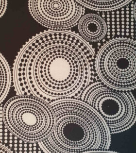 Printed Scuba - Ethnic - Black & White