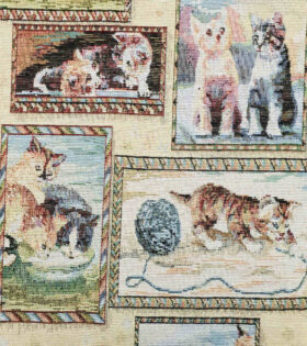 Tapestry Upholstery Fabrics - Cats