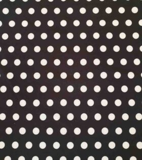 Printed Supersoft - Polka Dots - Black & White