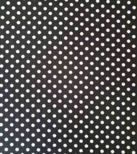 Printed Supersoft - Polka Dots - Black & White