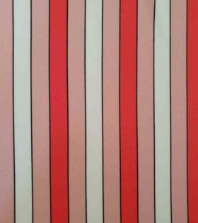 Printed Supersoft - Stripes - Red, Pink, White