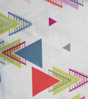 100% Turkish Printed Cotton - Triangles