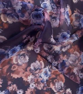 Printed Organdy Satin