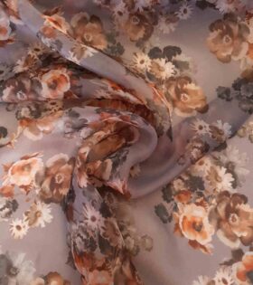 Printed Organdy Satin