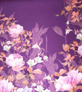 Printed Duchess Satin