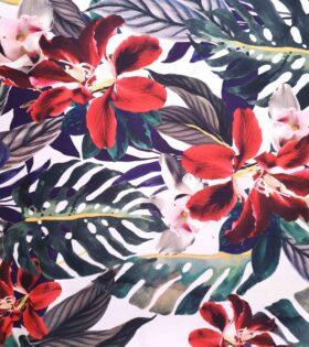 Printed Duchess Satin
