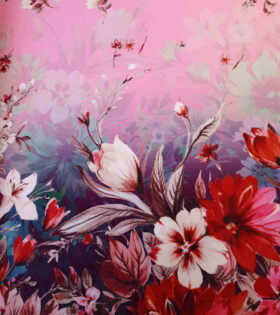 Digital Printed Duchess Satin