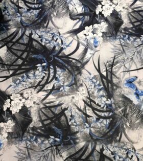 Digital Printed Duchess Satin