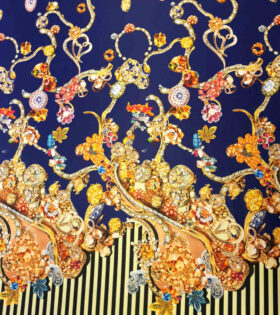 Printed Duchess Satin