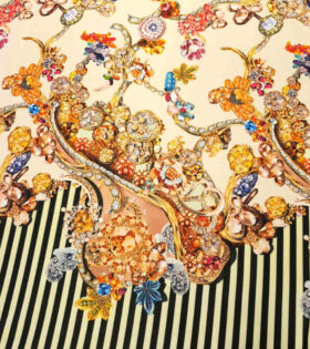 Printed Duchess Satin