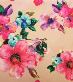 Twill Printed Duchess Satin