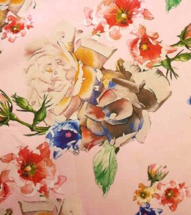 Twill Printed Duchess Satin