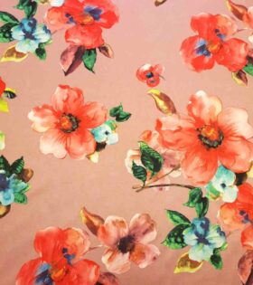 Twill Printed Duchess Satin