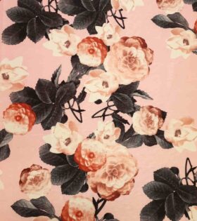 Jacquard Printed Duchess Satin