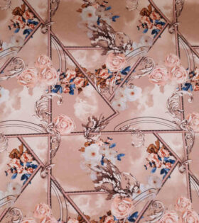 Printed Scuba - Nude