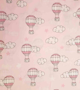 100% Turkish Printed Cotton - Hot Air Balloon