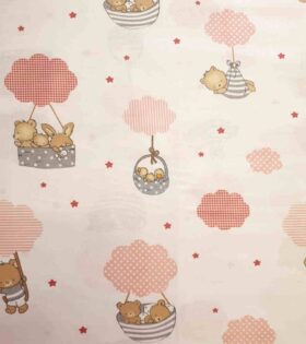 100% Turkish Printed Cotton - Bears