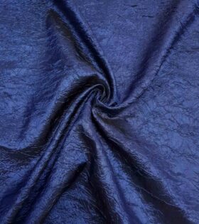 Tafetta - Crushed - Navy Blue