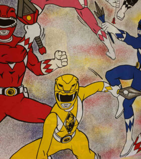 Character Sheeting - Power Rangers