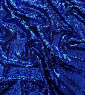 Sequins Spangle Mesh - Royal Blue