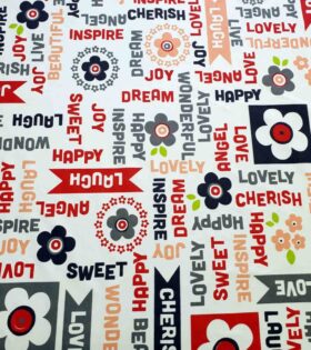 Printed Poly Cotton - Floral