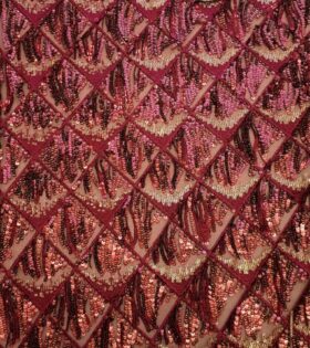 Loose Hair Sequins - Maroon