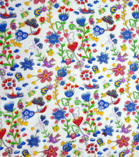 Printed Poly Cotton - Floral