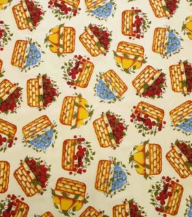Printed Poly Cotton - Fruit