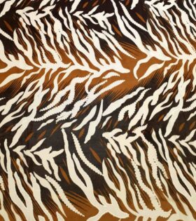 Printed Power Mesh - Natural