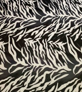 Printed Power Mesh - Natural