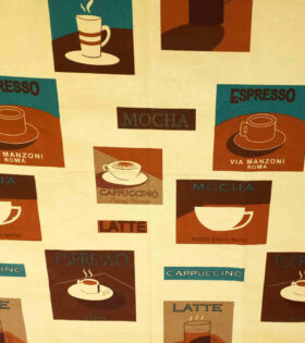 150cm Cotton Canvas - Coffee