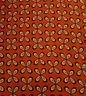 Printed Bubble Satin - Cedar