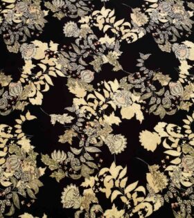 Printed Barbie - Floral - Black