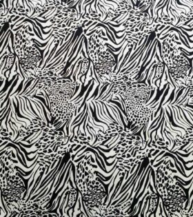 Printed Poly Cotton - Natural