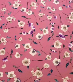 Printed Supersoft - Floral - Rose Pink