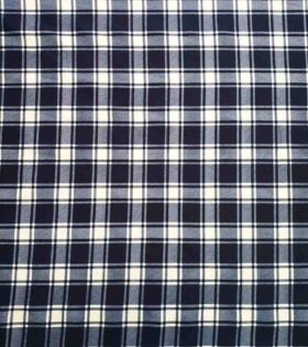 Printed Mini-Matt - Gingham - Navy Blue