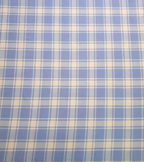 Printed Mini-Matt - Gingham - Light Blue