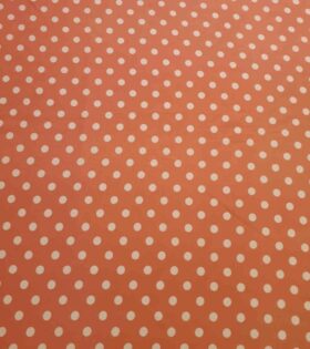 Printed Mini-Matt - Polka Dots - Peach