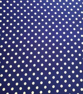 Printed Mini-Matt - Polka Dots - Royal Blue