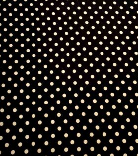 Printed Mini-Matt - Polka Dots - Black
