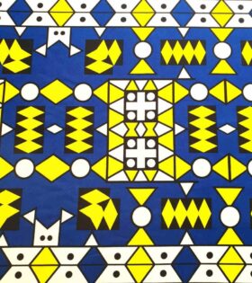 Printed Mini-Matt - Ethnic - Blue